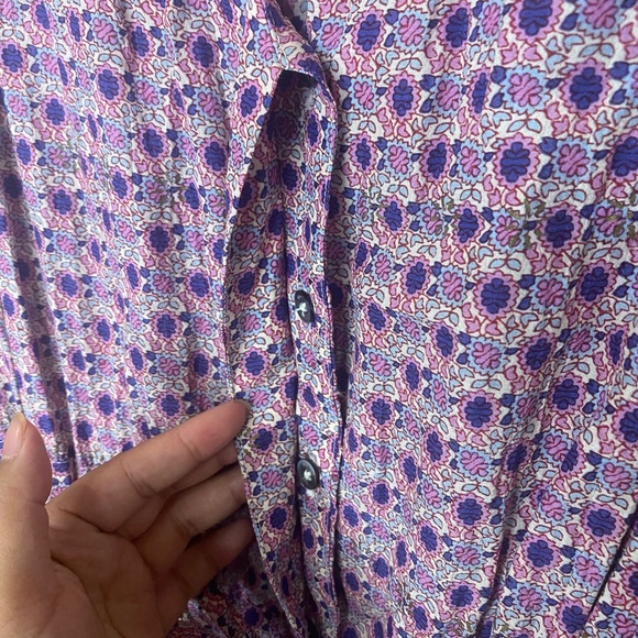 Sea NY Bianca Floral Paisley Boho Jumpsuit / Blue Pink / Size 4 / Sea New York - Picture 10 of 11